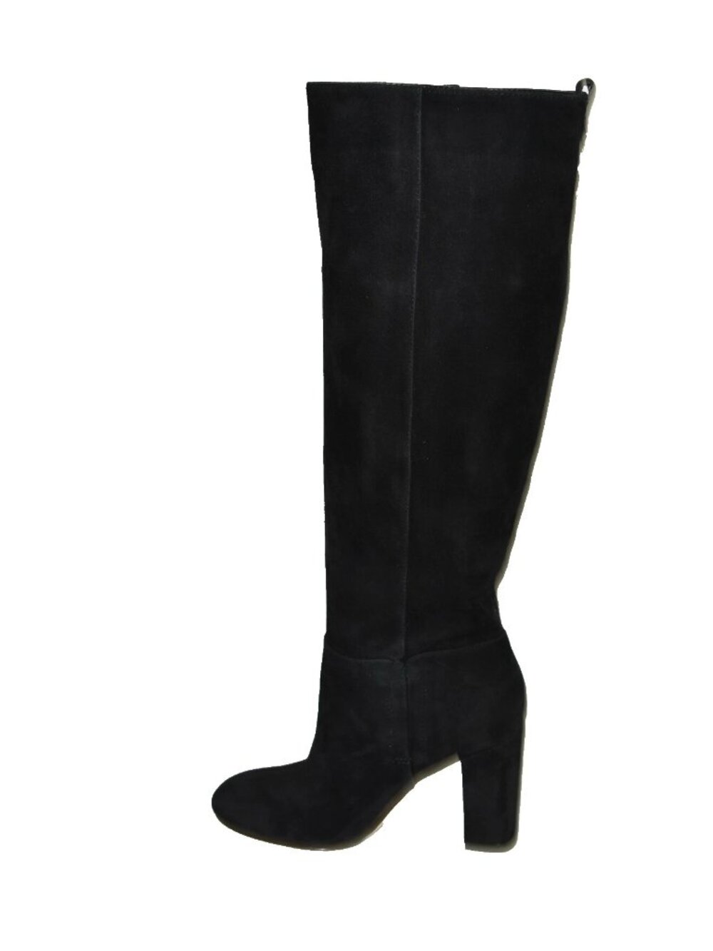 New! Sam Edelman Caprice Knee-High Boot Black Suede Boot Size 8 DD19